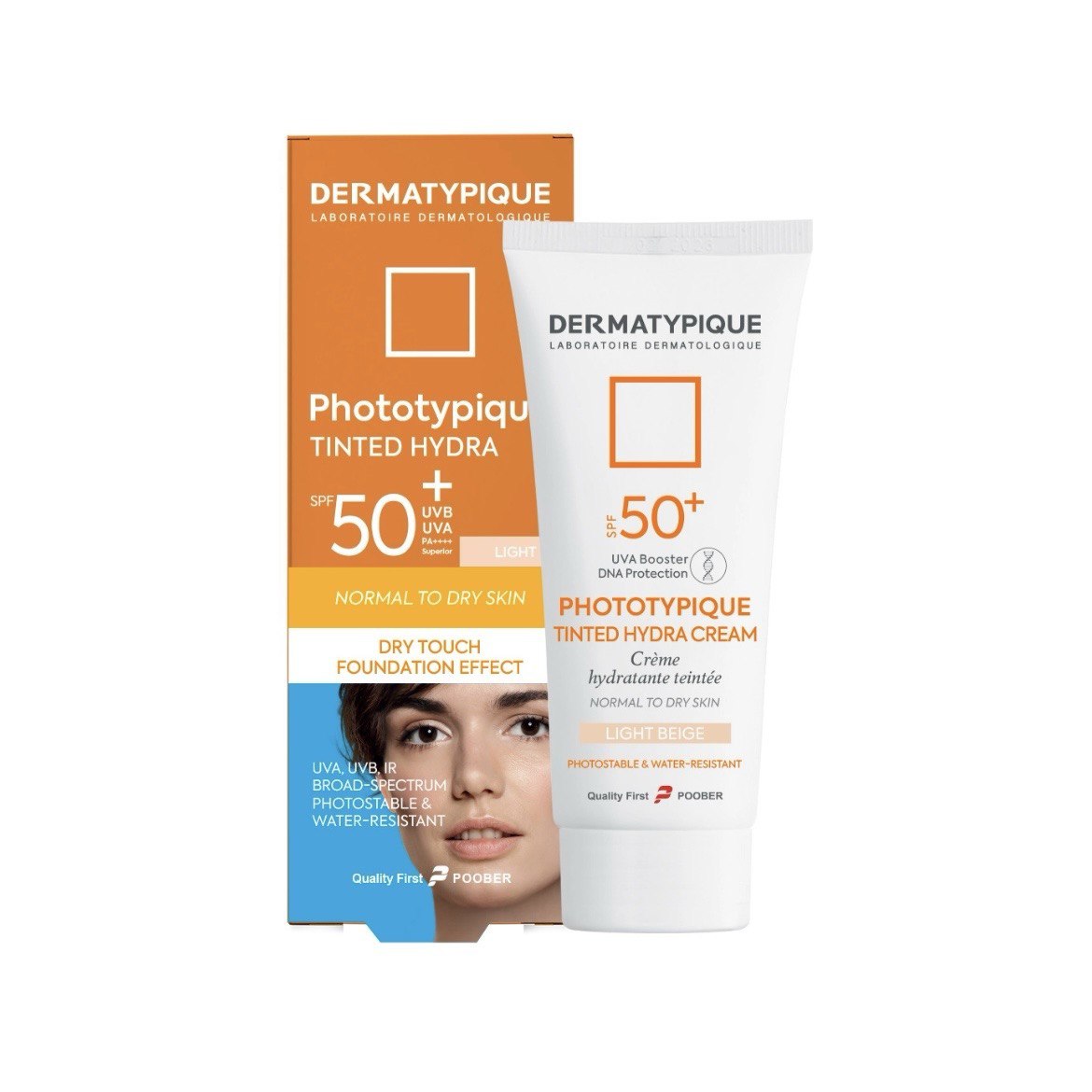 ضد آفتاب رنگی کرم هیدرا (پوست نرمال تا خشک)50 میل درماتیپیک (DERMATYPIQUE )