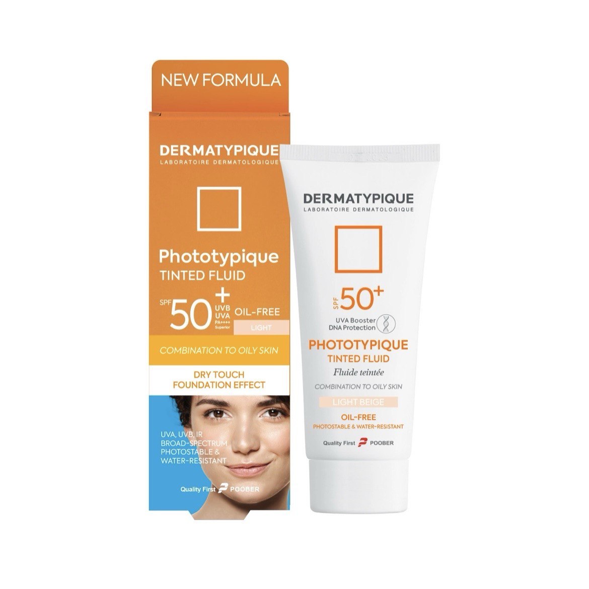 ضد آفتاب رنگی فلویید پوست چرب و مختلط 50 میل درماتیپیک (DERMATYPIQUE )