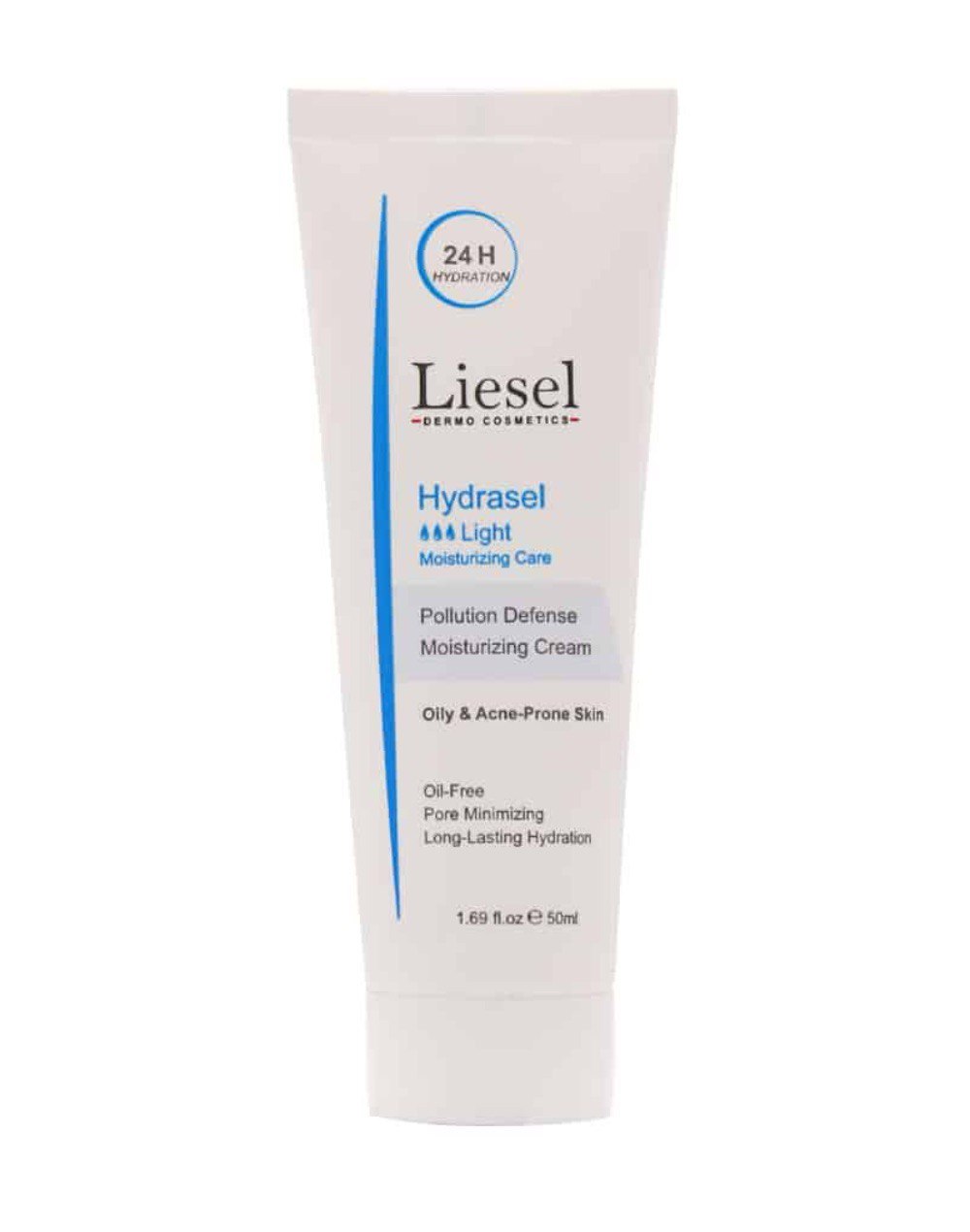 کرم آبرسان لایت هیدراسل مناسب پوست چرب و مختلط ۵۰ میل لایسل (Liesel)