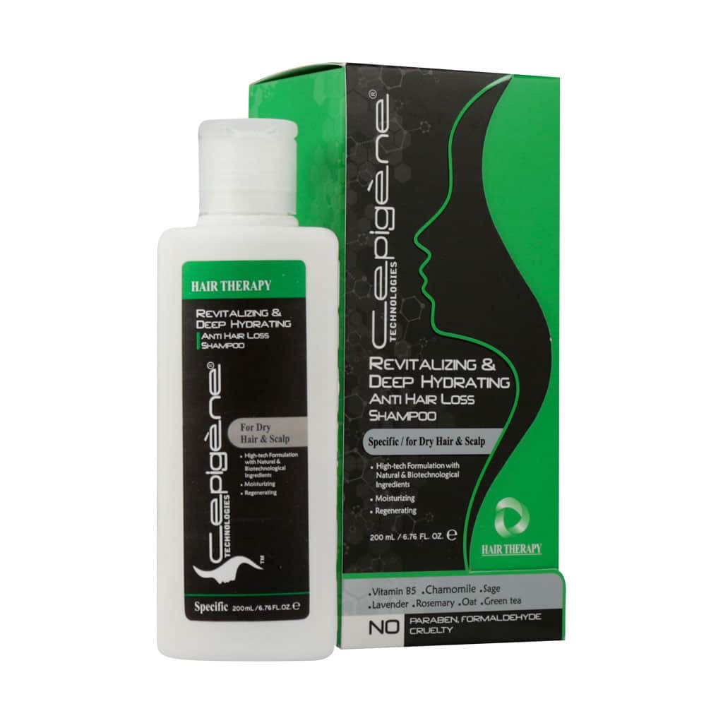 شامپو تخصصی تقویتکننده موهای خشک 200 میل سپیژن (Cepigene)