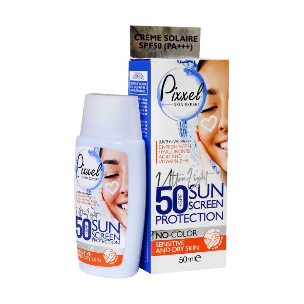 کرم ضد آفتاب SPF50 مناسب پوست خشک و حساس ۵۰ میل پیکسل (Pixxel) - Image 3