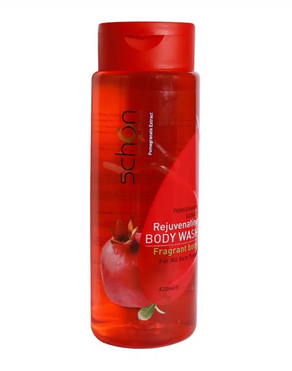 شامپو بدن انار شفاف 420 میل شون (Schon)