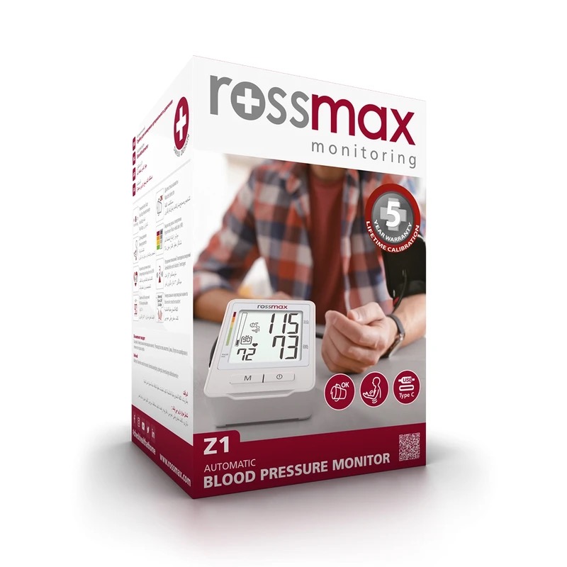 فشارسنج دیجیتالی بازویی مدل Z1 رزمکس (rossmax)